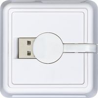 ナカバヤシ USB2.0マルチカードリーダー【CRW-6M73シリーズ】ホワイト CRW-6M73W（直送品）