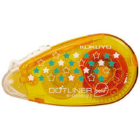 テープのり　ドットライナーコンパクト本体　スター柄　タ-DM4560-08　コクヨ（直送品）