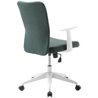 サンワサプライ 肘付きファブリックチェア グレー SNC-T159AGY 1脚 オフィスチェア 布張り 脚幅620 座幅470mm ホワイトフレーム