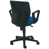 【組立設置込】コクヨ AX OAチェア ブルー 肘付き 1脚（直送品）