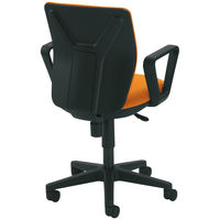 【組立設置込】コクヨ AX OAチェア オレンジ 肘付き 1脚（直送品）