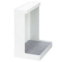 オカムラ VILLAGE VD-Aデスク 荷物置きワゴン 幅450×奥行300×高さ550mm ホワイト 1台（取寄品）