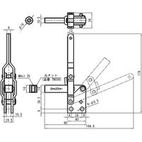 トグルクランプ TD35S スーパーツール（直送品）