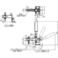 トグルクランプ TDX12F スーパーツール（直送品）