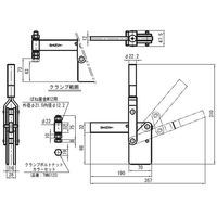 トグルクランプ TD34S スーパーツール（直送品）