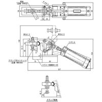 トグルクランプ TDBA200F スーパーツール（直送品）