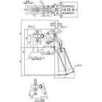 トグルクランプ TDBA201F スーパーツール（直送品）
