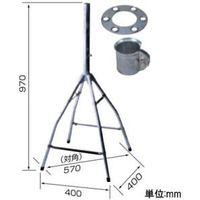 日本アンテナ 屋根馬 マスト付き NBS100ZR*（直送品）