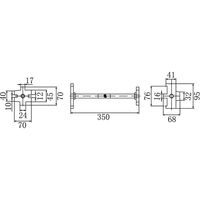 【防爆工具】BAXNO（バックスノ） 防爆ドラム缶用レンチ RBWB-350 1本（直送品）
