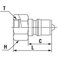 セミコンカプラ SCS-4P PFA 日東工器（直送品）