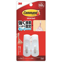 スリーエム(3M) コマンド フック 壁掛け 傷つけ ない きれいにはがせる S 耐荷重500g 1セット（3パック） CMR7