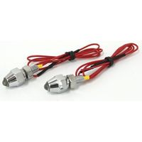 YAC 槌屋ヤック LEDピンポイントランプ レッド CV-251 1セット（2個入）（直送品）