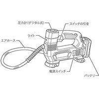 マキタ 充電式空気入れ 充電器・バッテリー付 MP100DSH 1個