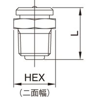 プロスタイルツール（PROSTYLE TOOL） 黄銅生地グリースニップル ボタンヘッド PT1/8 NBH-01Y 1箱（100個入）（直送品）