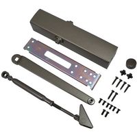 リョービ（RYOBI） ドアクローザ 20シリーズ スタンダード型 ストップ付 内装式 ブロンズ S-121C1 1台（直送品）