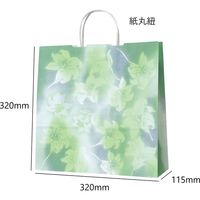 ササガワ 手提げ紙袋 ゆり 340328 32-71008 1ケース:200枚(50枚ポリ入×4包)（直送品）