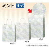 ササガワ 手提げ紙袋 ミント 340221 32-71025 1ケース：200枚（50枚ポリ入×4包）（直送品）