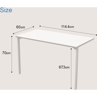 【軒先渡し】Y2K AKIRA ハイカウンター専用 デスク 幅1200mm用 幅1144×奥行600×高さ700mm ホワイト 1台（直送品）