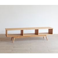 【車上渡し】 AMOCC ディアボード1500 突板 幅1530×奥行380×高さ395mm ホワイトオーク 1台（直送品）