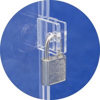 ササガワ アクリル募金箱 ロックキー付 32-5640 1台袋入