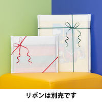 マルシェバッグ　筋入りクラフト紙ホワイト　L　1セット（600枚）　今村紙工　【紙袋】