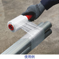 「現場のチカラ」司化成工業  ミニストレッチフィルム　厚さ20μ 幅100mm×長さ250m巻 替え用ラップ 72巻  オリジナル