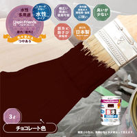 カンペハピオ ハピオフレンズ チョコレート色 3L #00077650241030 1個