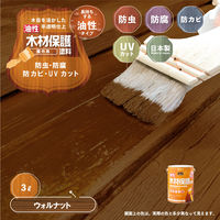 油性木材保護塗料 ウォルナット 3L #00247643571030 カンペハピオ（直送品）