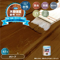 カンペハピオ 水性木部保護塗料 オリーブ 0.7L #00617653561007 1個