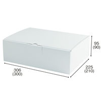 【底面A4】【80サイズ】スマイル はっ水宅配箱 外寸：306×225×95mm 1梱包（10枚入）