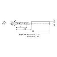 三菱マテリアル ミラクルMINISTARドリル MSE0078SB:VP15TF 1本（直送品）