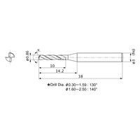 三菱マテリアル ミラクルMINISTARドリル MSE0086SB:VP15TF 1本（直送品）