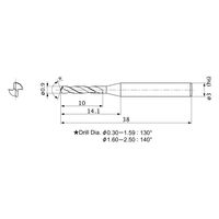 三菱マテリアル ミラクルMINISTARドリル MSE0090SB:VP15TF 1本（直送品）