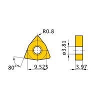 三菱マテリアル 旋削用インサート(ネガ) WNMG06T308ーLP:MP3025 1セット(10個)（直送品）