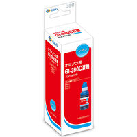 キヤノン（Canon）用 互換インク HBC-GI390C シアン 大容量 （GI-390C互換） 1個
