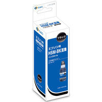 エプソン（EPSON）用 互換インクボトル HBE-HSM-BK ブラック （HSM-BK互換） HSM（ハサミ）シリーズ 1個
