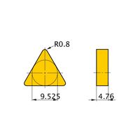 三菱マテリアル 旋削用インサート(ネガ) TNMN160408:NX2525 1セット(10個)（直送品）