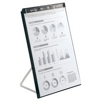 リヒトラブ(LIHIT LAB.) クリップボード＜スタンド付＞ A4 黒（クロ） A5167-24 1枚