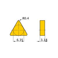 三菱マテリアル 旋削用インサート(ネガ) TNGN110304:HTI10 1セット(10個)（直送品）