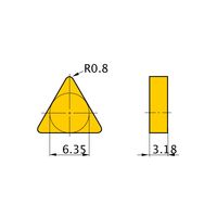 三菱マテリアル 旋削用インサート(ネガ) TNGN110308:HTI10 1セット(10個)（直送品）