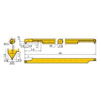 三菱マテリアル ステッキィ CT0407RSーM6:VP15TF 1個（直送品）