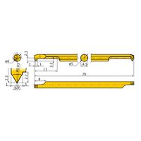 三菱マテリアル ステッキィ CT0511RSーM8:TF15 1個（直送品）
