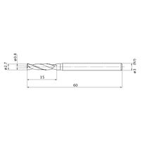 三菱マテリアル バイオレット座繰用ドリル VAPDSCBD0270 1本（直送品）