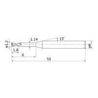 三菱マテリアル エムスターエンドミル MS2XL6D0120N060 1本（直送品）