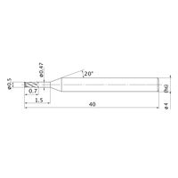 三菱マテリアル スマートミラクルエンドミル VQXLD0050N015 1本（直送品）