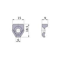 三菱マテリアル 旋削用インサート(ポジ) CCK13 1個（直送品）