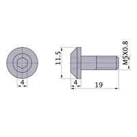 三菱マテリアル チップ その他切削合金 DGS51 1セット(5個)（直送品）