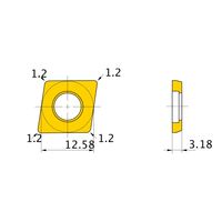 三菱マテリアル シート MLCP42 1セット(5個)（直送品）