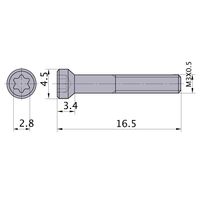 三菱マテリアル クランプネジ WS304517T 1セット(5個)（直送品）
