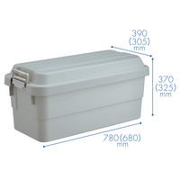 リス トランクカーゴ L 70L グレー GHON075